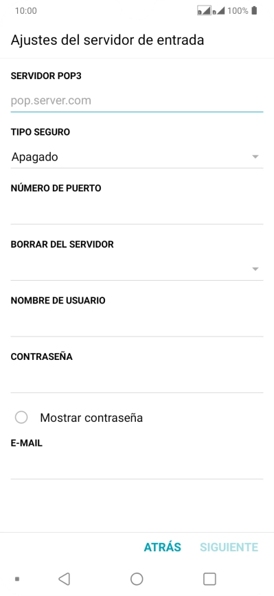 Pulsa en el campo bajo 