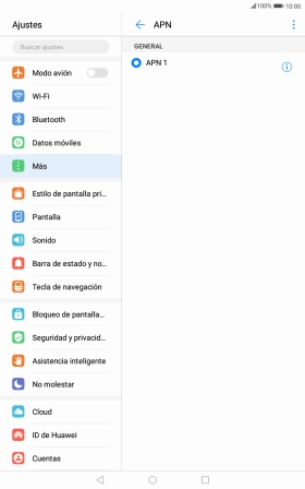 Pulsa el icono de menú.