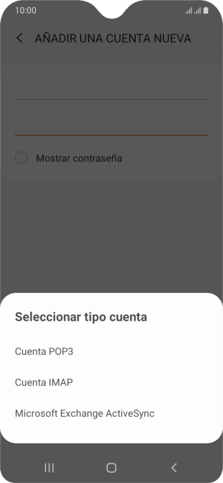 Pulsa Cuenta POP3.