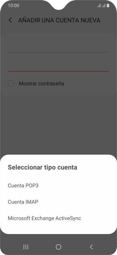 Pulsa Cuenta POP3.