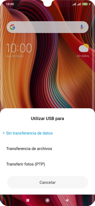 Pulsa Transferencia de archivos.