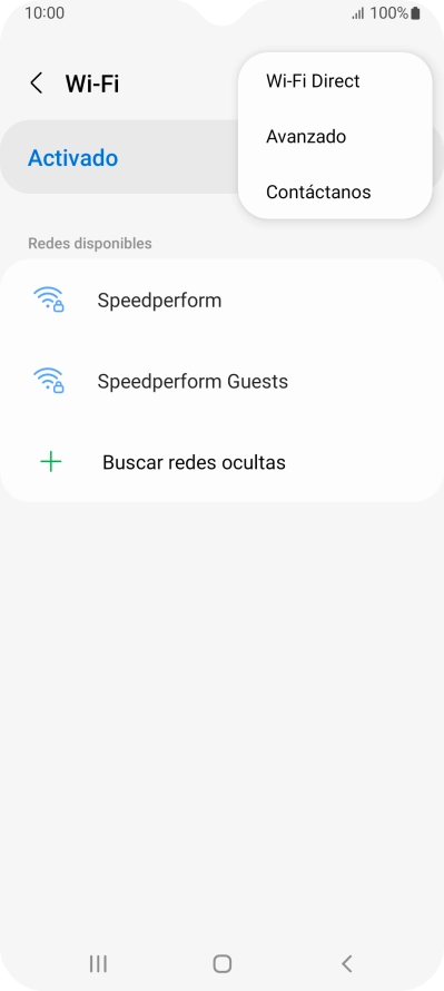Pulsa Avanzado.