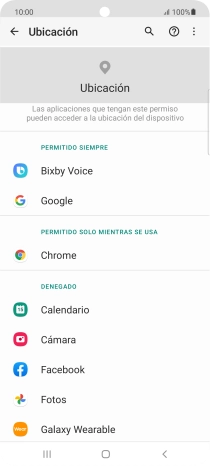 Pulsa la app deseada.