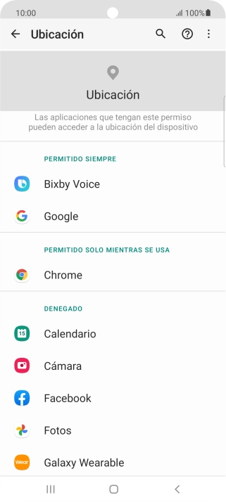 Pulsa la app deseada.