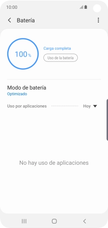 Pulsa Modo de batería.