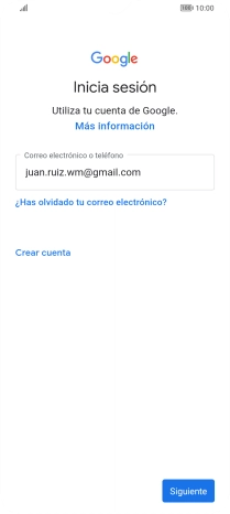 Pulsa Siguiente.