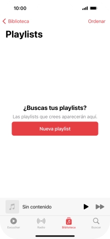 Pulsa Nueva playlist.