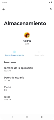 Pulsa la tecla de inicio para terminar y regresar a la pantalla de inicio.