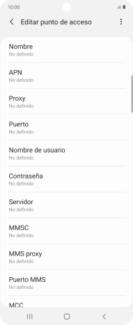 Pulsa Nombre.