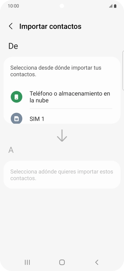 Pulsa el nombre de la tarjeta SIM.