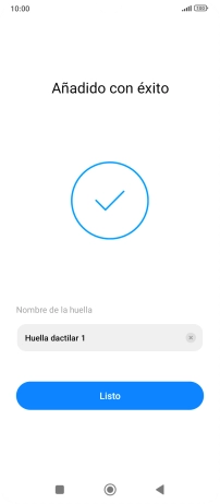 Pulsa Listo.