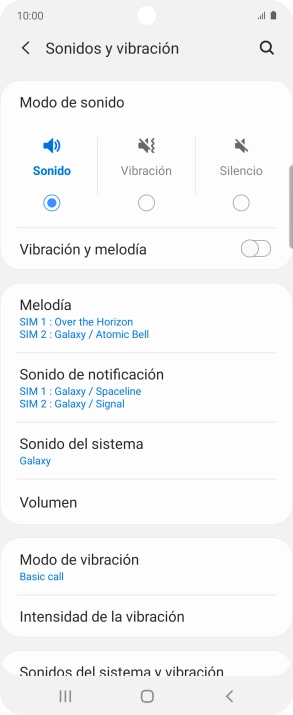 Pulsa Melodía.