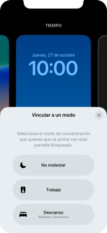 Pulsa un modo de concentración.