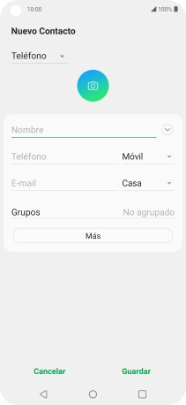 Pulsa la lista desplegable de la guía.