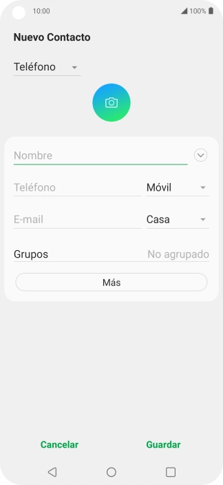 Pulsa la lista desplegable de la guía.