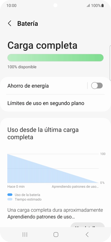 Pulsa Ahorro de energía.