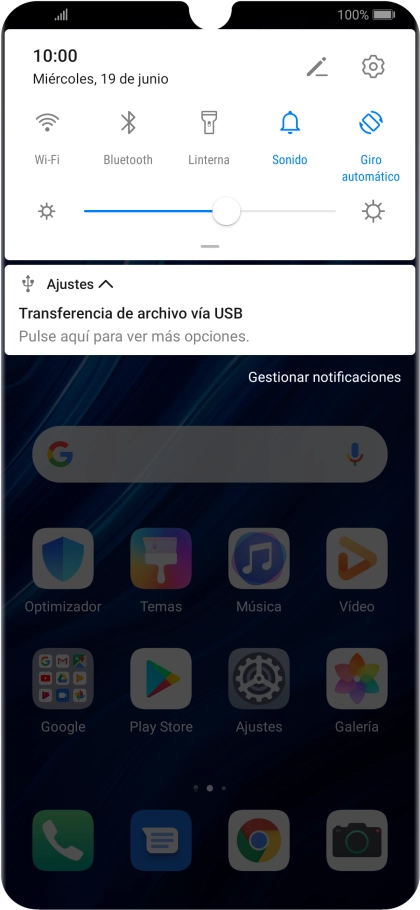 Pulsa Pulse aquí para ver más opciones..