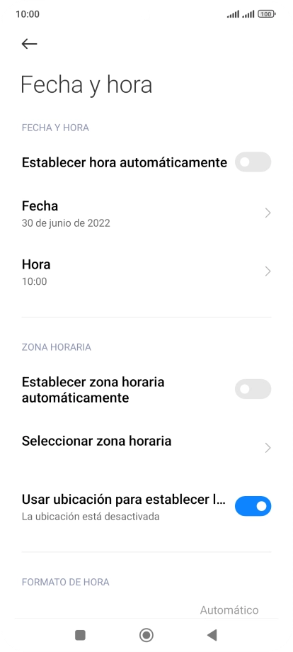 Pulsa el indicador junto a 