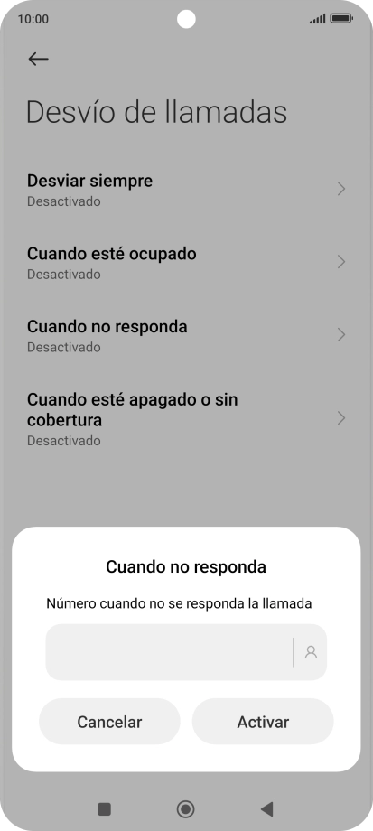 Introduce +34600132000 y pulsa Activar.