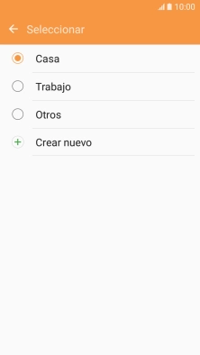 Pulsa el tipo de correo electrónico deseado.