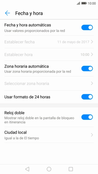 Pulsa la tecla de inicio para terminar y regresar a la pantalla de inicio.