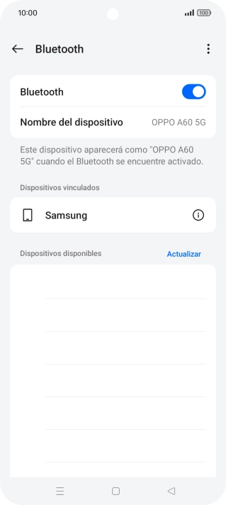 Pulsa la tecla de inicio para terminar y regresar a la pantalla de inicio.