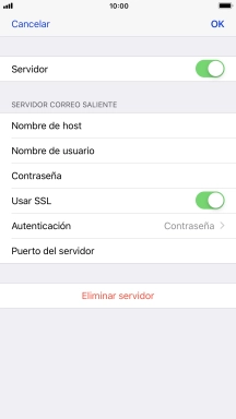 Pulsa el indicador junto a 