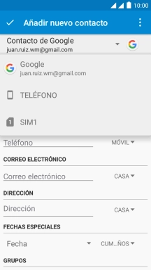 Pulsa TELÉFONO.