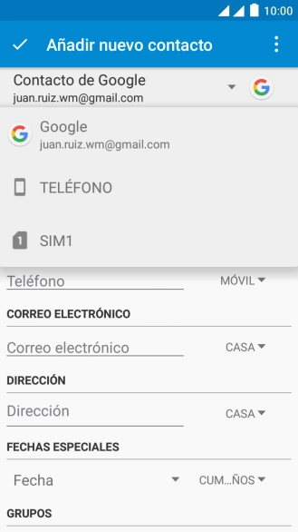 Pulsa TELÉFONO.