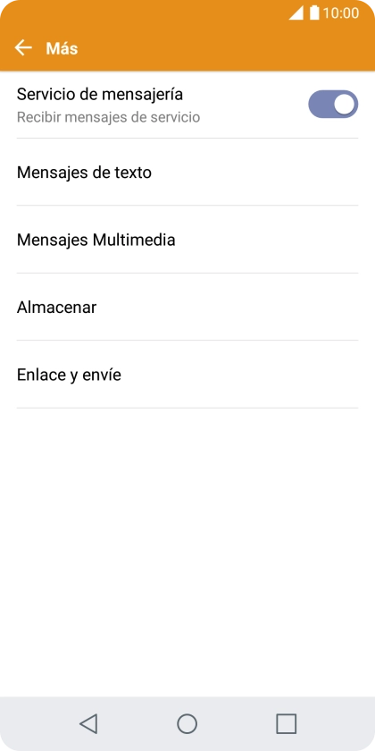 Pulsa Mensajes de texto.