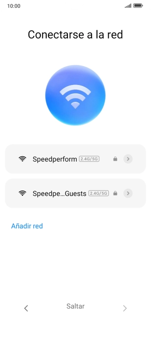 Pulsa la red wifi deseada.