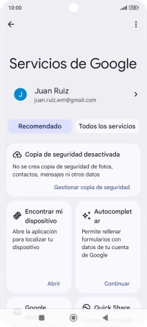 Pulsa Encontrar mi dispositivo.
