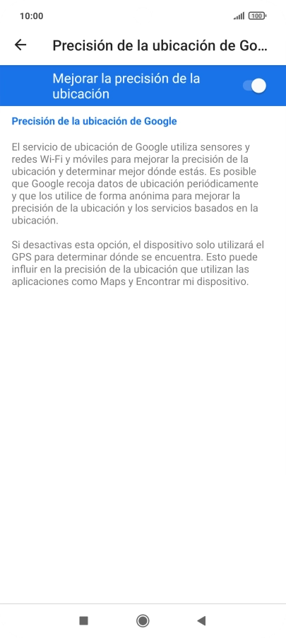 Si pulsas el indicador junto a 