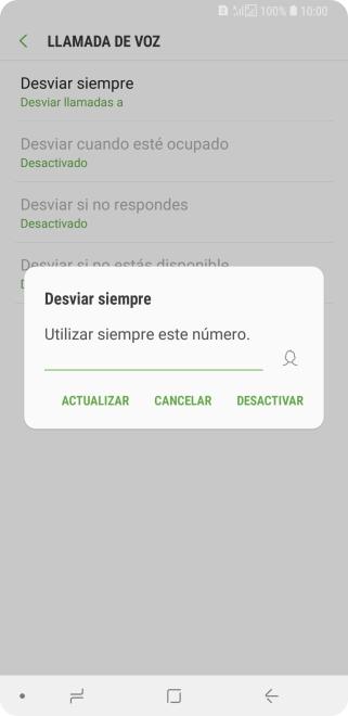 Pulsa DESACTIVAR.