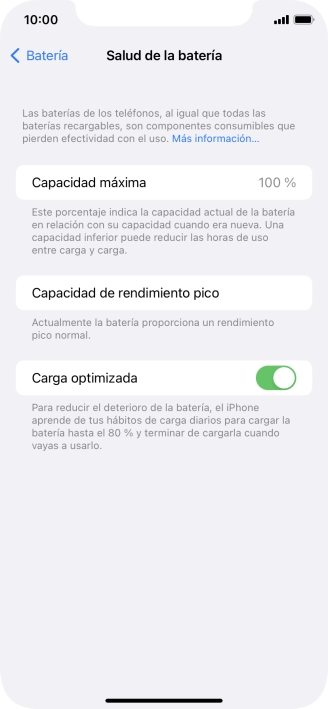 Pulsa el indicador junto a 