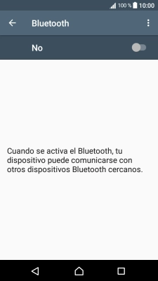 Pulsa el indicador para activar la función.