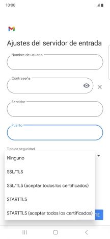 Pulsa SSL/TLS.