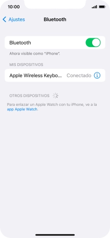 Desliza el dedo hacia arriba desde la parte inferior de la pantalla para terminar y volver a la pantalla de inicio.
