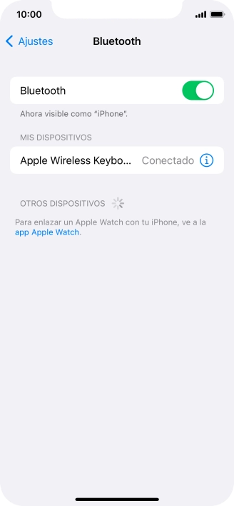 Desliza el dedo hacia arriba desde la parte inferior de la pantalla para terminar y volver a la pantalla de inicio.