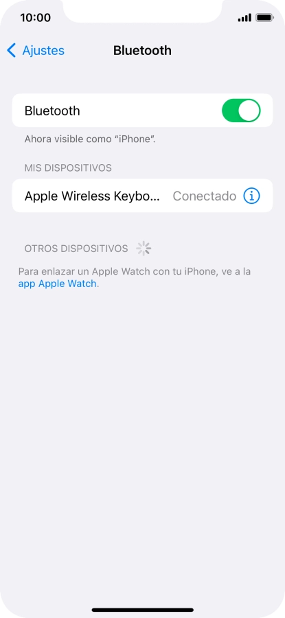 Desliza el dedo hacia arriba desde la parte inferior de la pantalla para terminar y volver a la pantalla de inicio.