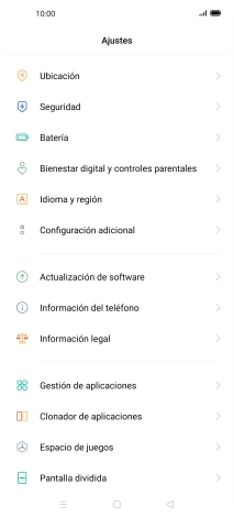 Pulsa Seguridad.