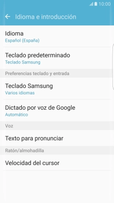 Pulsa Teclado Samsung.