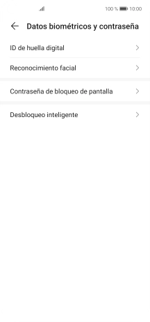 Pulsa ID de huella digital.