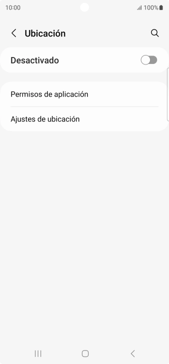 Pulsa el indicador para activar o desactivar la función.