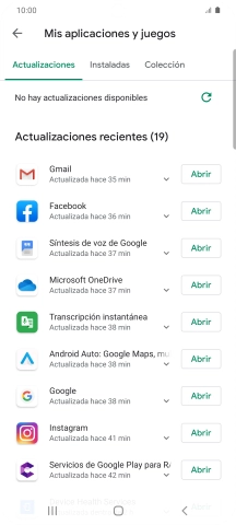 Pulsa Instaladas.