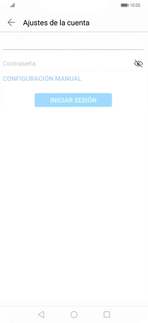Pulsa Contraseña e introduce la contraseña de tu cuenta de correo electrónico.