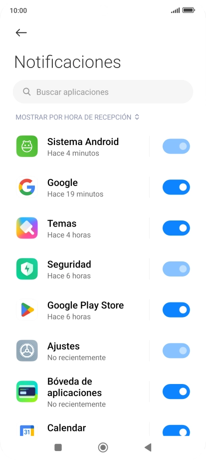 Pulsa la app deseada.