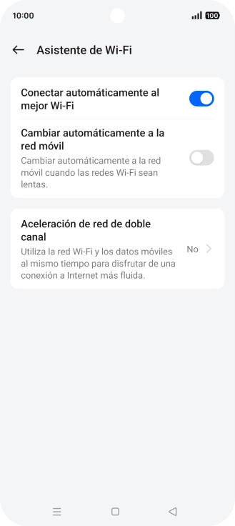 Pulsa el indicador junto a 