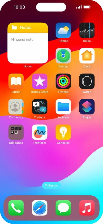 Si utilizas un grupo de widgets: Desliza el dedo hacia arriba o hacia abajo sobre el grupo para seleccionar el widget deseado.