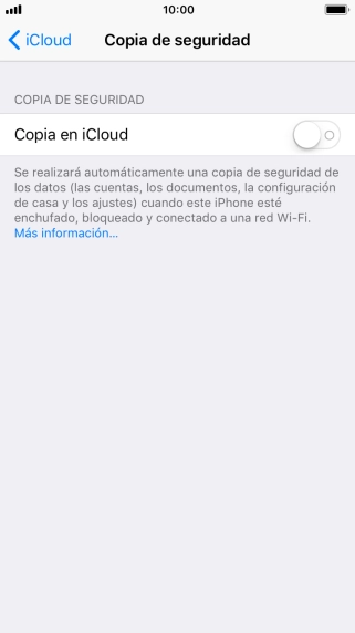 Pulsa el indicador junto a 